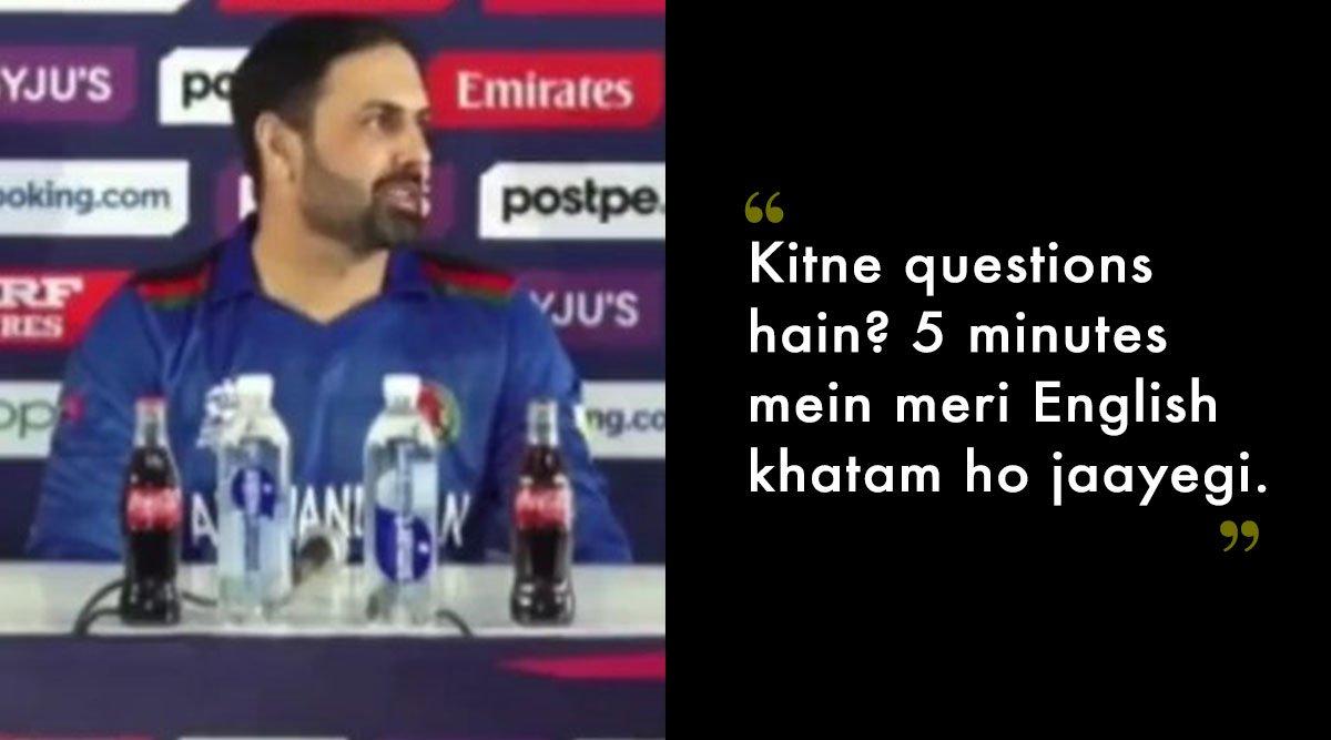 Afghanistan Captain Mohd Nabi Has The Internet Cracking Up After Joking About His English