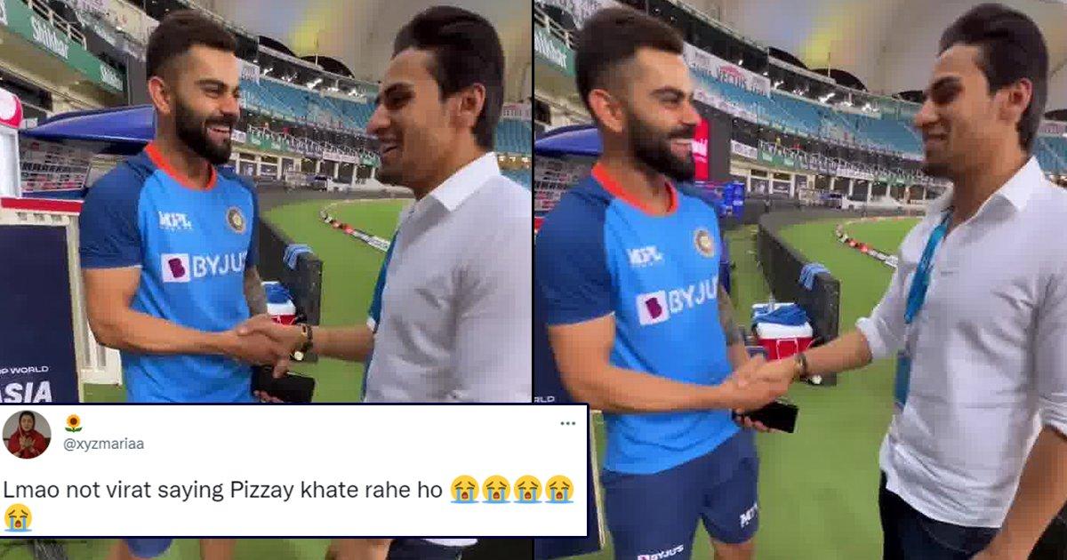 Virat Kohli Meets The ‘Pizze-Burger’ Guy From India-Pak WC Game & Ekdum Se Jazbaat Badal Gaye