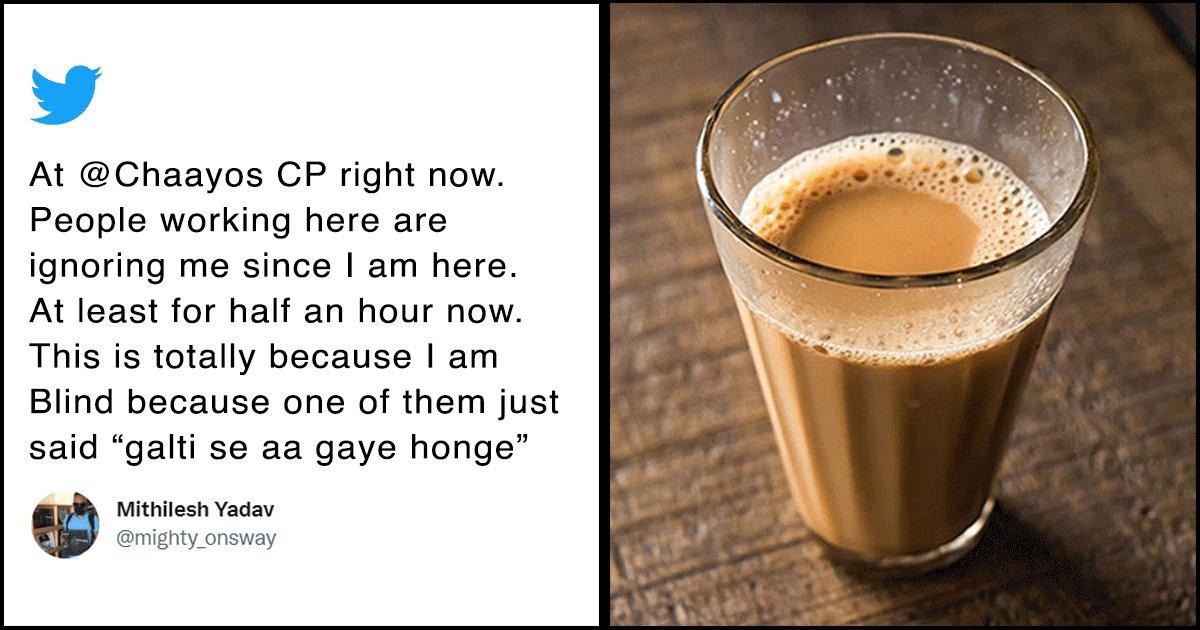 This Differently-Abled Man Getting Ignored At Tea Cafe In Delhi Is A Peak Moment Of Shame