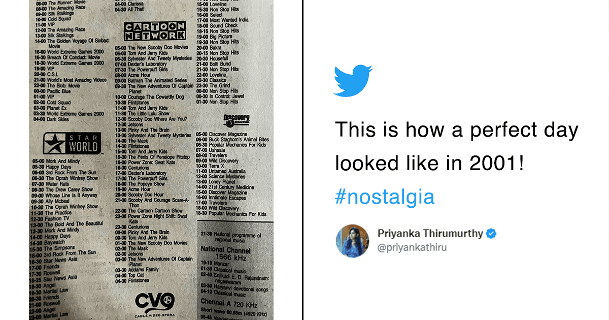 This Journo Shared A Pic Of What The Perfect Day In 2001 Looked Like & Now We’re All Crying