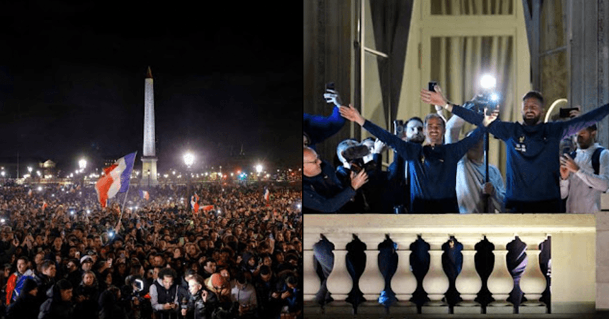 Thousands Of Fans Welcome The France World Cup Squad & The Visuals Are Heartwarming