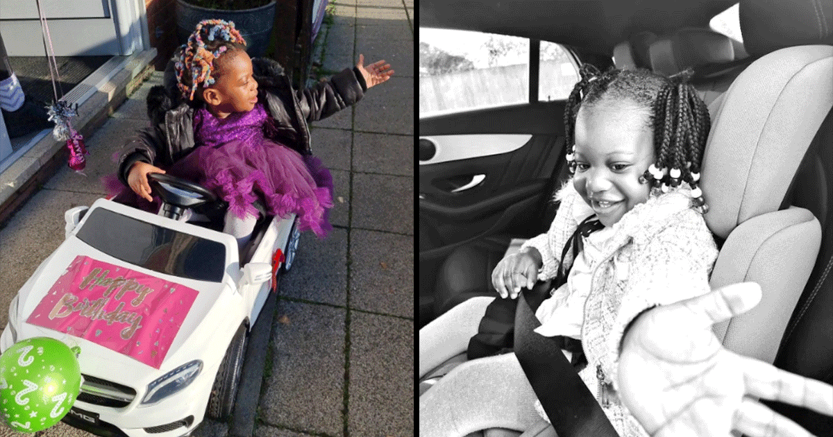 This Toddler Went To School In A Mini Mercedes Worth ₹61,000 For Her Birthday