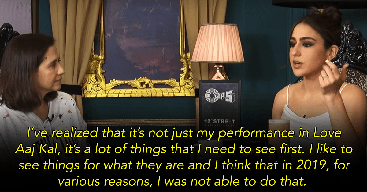 Sara Ali Khan Talking About Her Performance In ‘Love Aaj Kal’ Is Authentic & A Rare Interview Moment