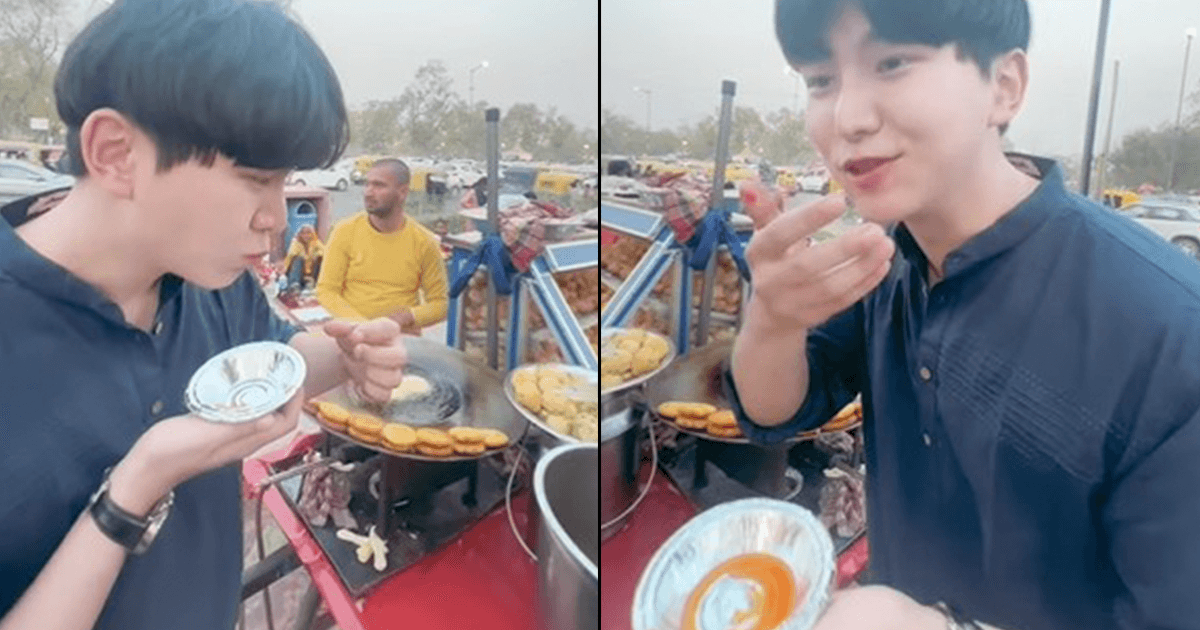 ‘Bahot Swadisht’: This Korean Man Tried Paani-Puri & Desis Are Loving His Reaction