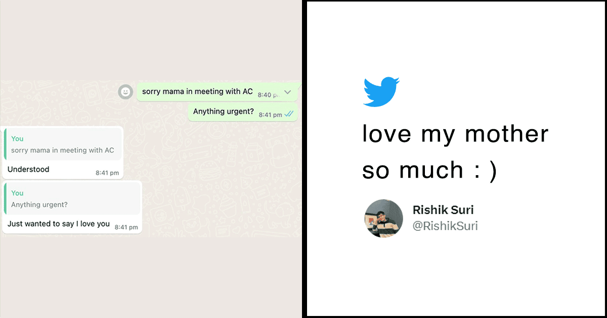 This Man Shared The Message His Mom Sent Him While He Was Busy & Honestly It’s The Sweetest Ever