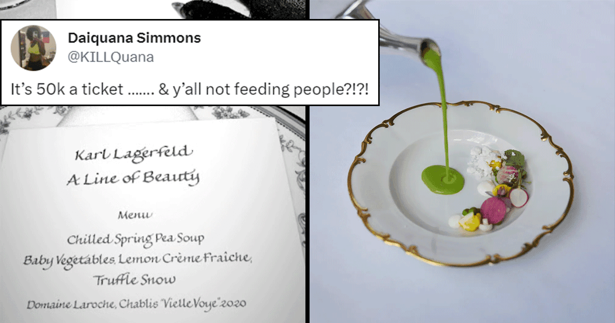 Soup To Diet Coke, Met Gala 2024 Had A Menu To Starve Celebs While Twitter’s Fulfilled With Memes