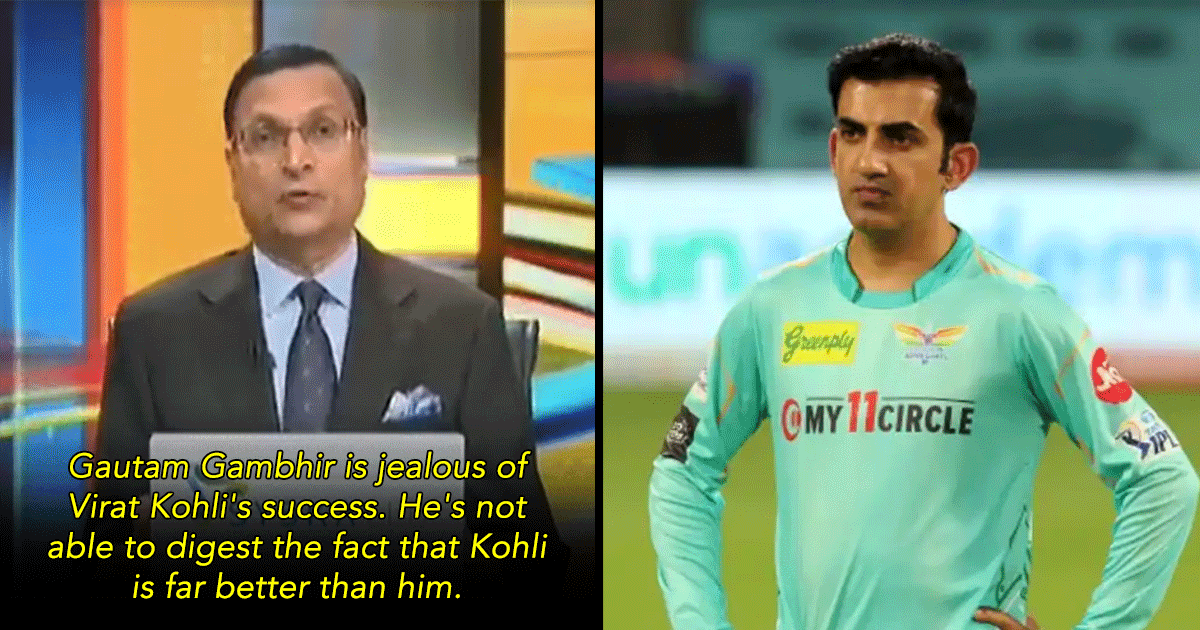 ‘Man Who Ran Away From Delhi Cricket’: Gautam Gambhir Hits Back At Rajat Sharma For Calling Him Insecure