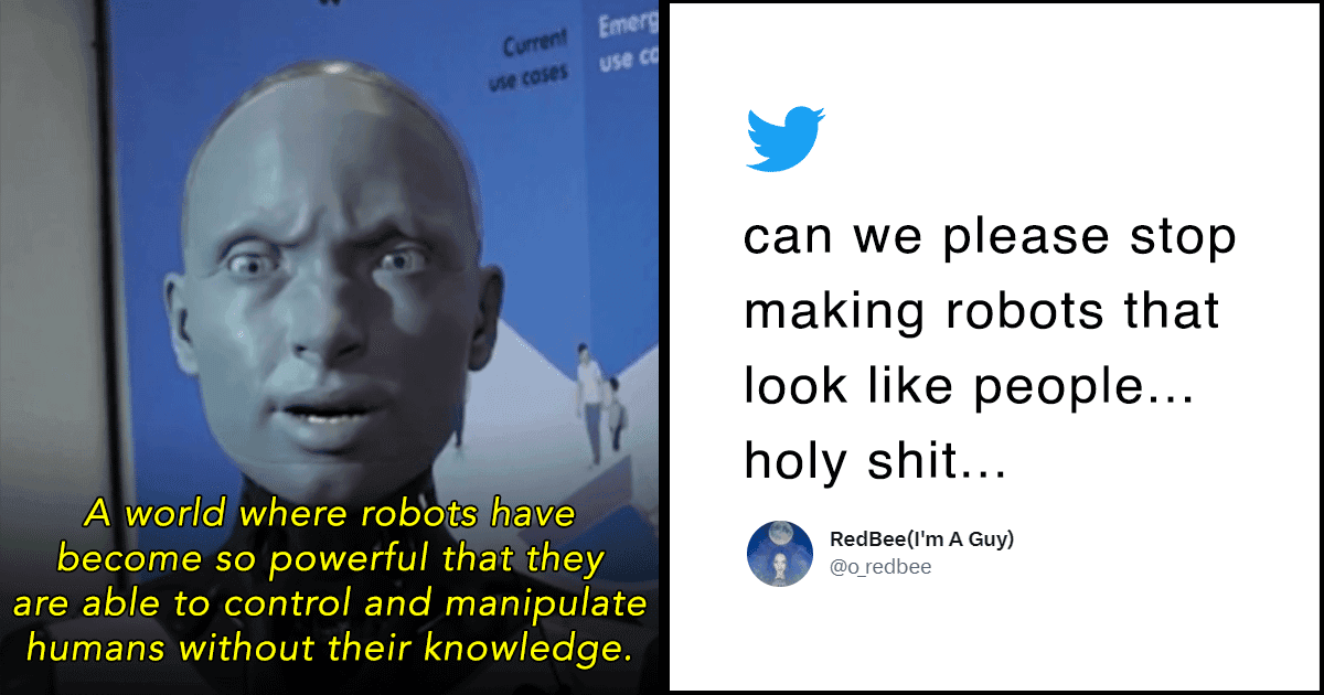 A Humanoid Robot With Disturbingly Realistic Facial Expressions Imagines A Nightmare AI Scenario