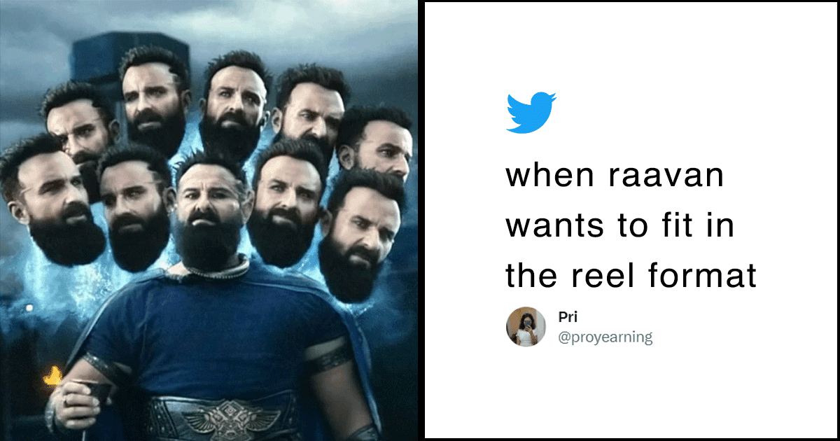 Saif Ali Khan’s Look As 10-Headed Lankesh In ‘Adipurush’ Has Become A Fodder For Jokes On Internet