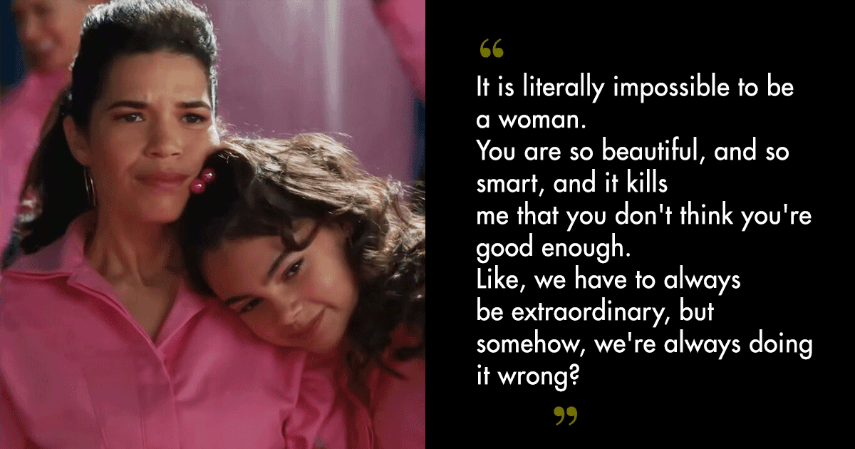 Why This ‘Barbie’ Monologue About The Double Standards Women Deal With Is EVERYTHING