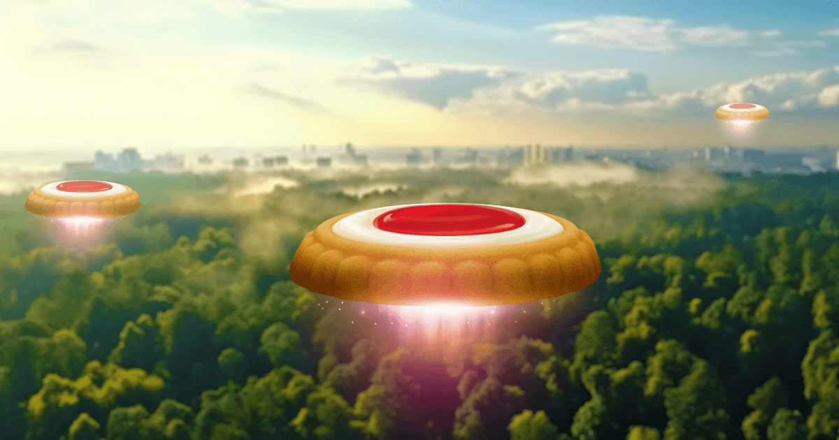 A Photo Of Some Biscuity-Looking UFOs Have Surfaced On The Internet And People Are Super Curious