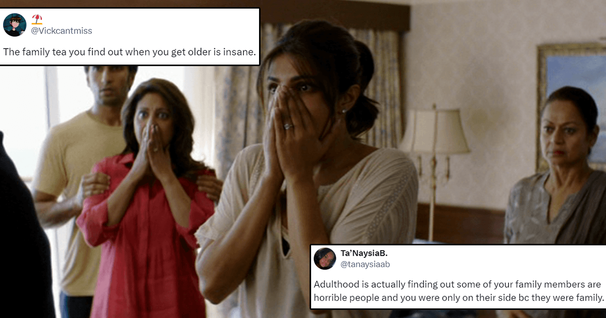 Twitter Says Growing Up Means Finding Out Family Tea, & Us Desis Are Relating Hard