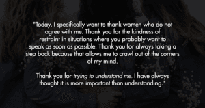 On Women’s Day, I Want To Thank All Women Who Hear Me Out, Sometimes Despite Our Differences