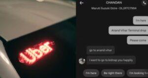 Gurgaon Redditor Shares Chilling Uber Driver Message & The Internet Is Equally Confused & Spooked