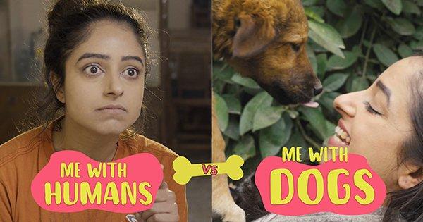 Me With Humans Vs Me With Dogs