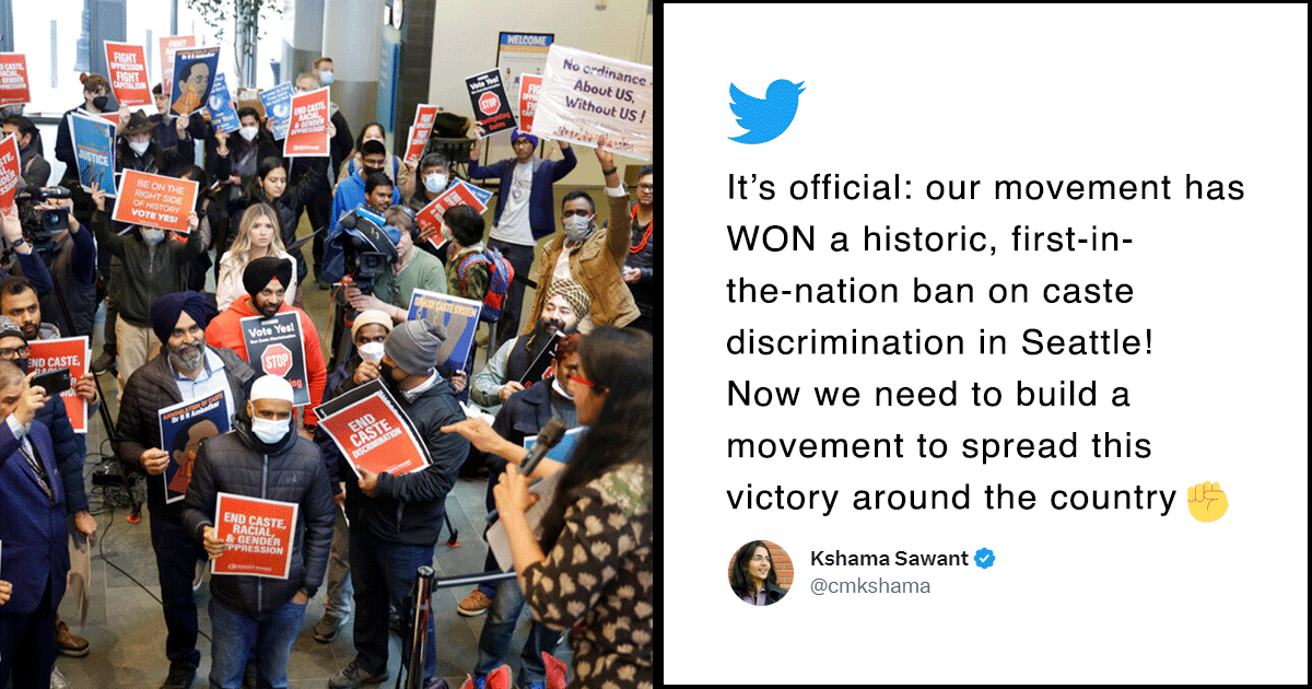 Seattle Has Become The First City In The US To Ban Caste-Based Discrimination