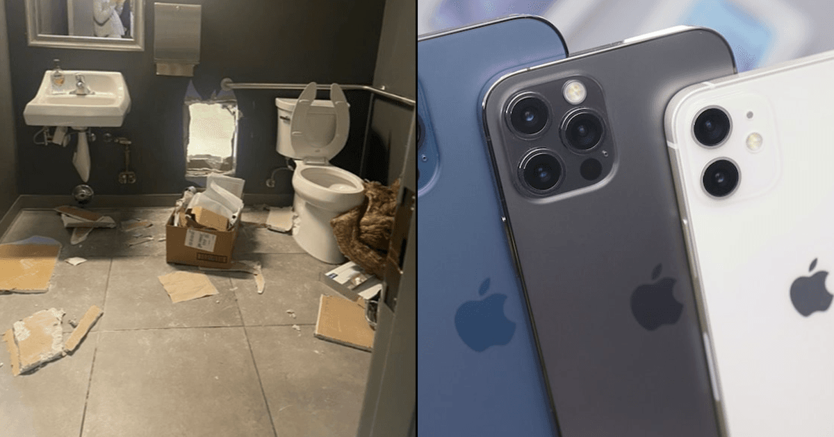 Thieves Cut A Hole In A Coffee Shop To Access Apple Store & Stole iPhones Worth Over ₹4 Crores