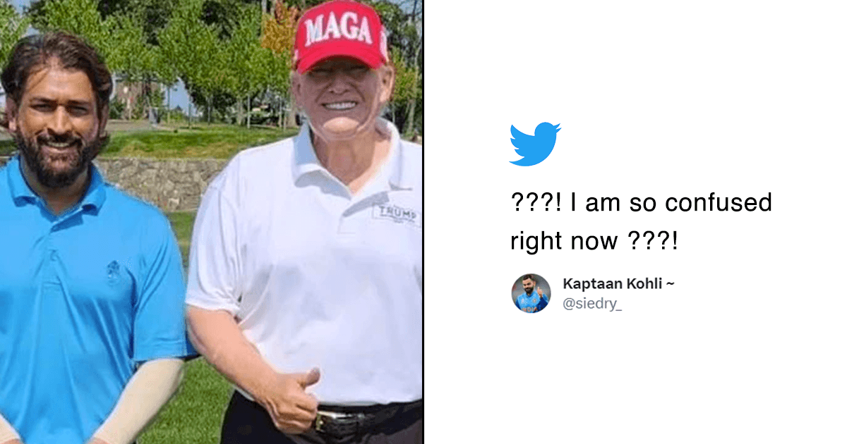 Dhoni Was Spotted Playing Golf With Trump & People Can’t Get Over How Random This Crossover Is