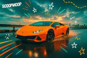 Speeding Lamborghini Crashes Into Divider on Mumbai’s Coastal Road – Caught on Camera