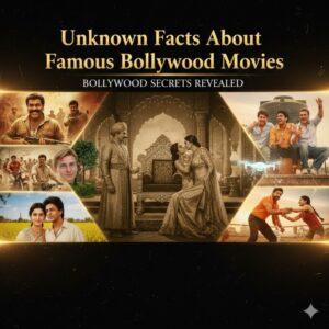 Unknown Facts About Famous Bollywood Movies