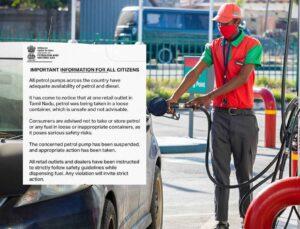 “There Is No Shortage of Petrol or Diesel”: Govt Issues Advisory Urging Citizens Not to Panic Amid Fuel Rumours